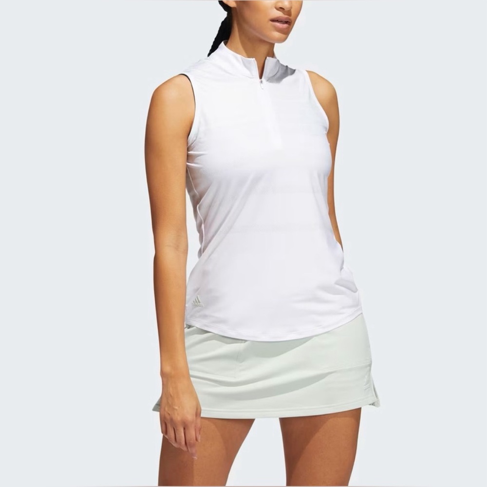 Adidas Herringbone Stripe Sleeveless Golf Top! Size Small